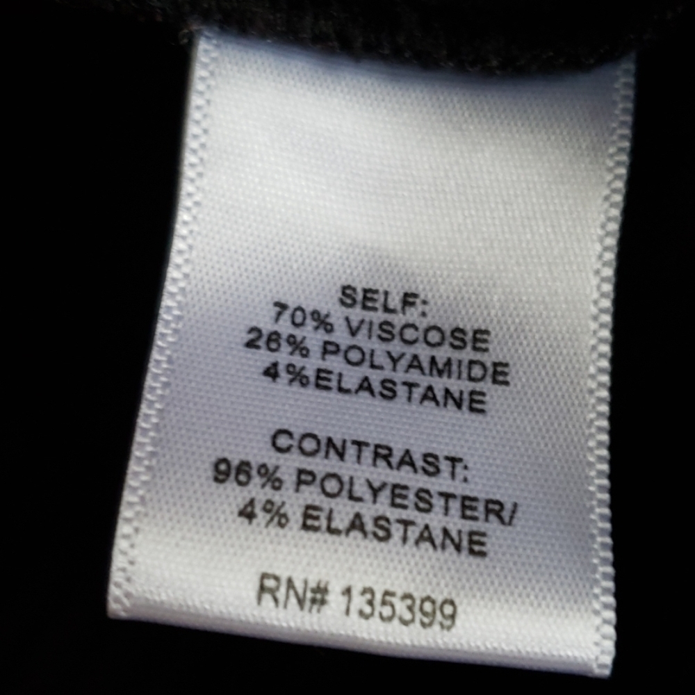 The Base Black Off Center Zip Jacket Sz M - Picture 5 of 8